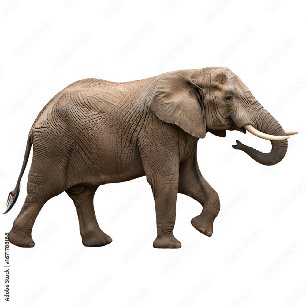 Obraz premium elephant isolated on white