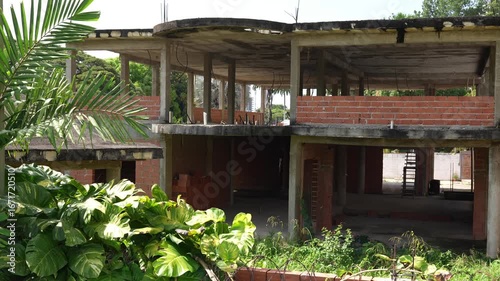Abandoned unfinished mansion