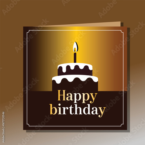 Happy birthday text vector image 
