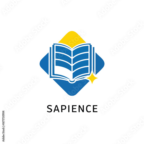 Sapience Logo: Symbol of Knowledge Learning and Education.