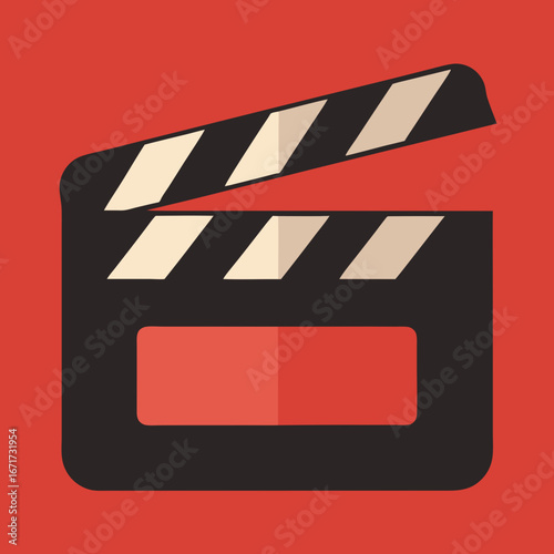 Minimal Icon Of Movie Clapperboard