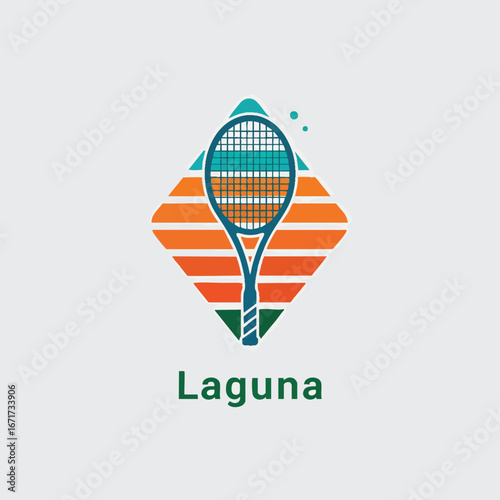 Laguna Tennis Club Logo Design.