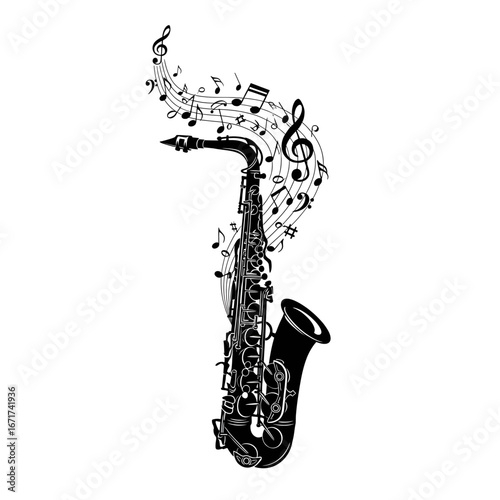 saxophone style icon