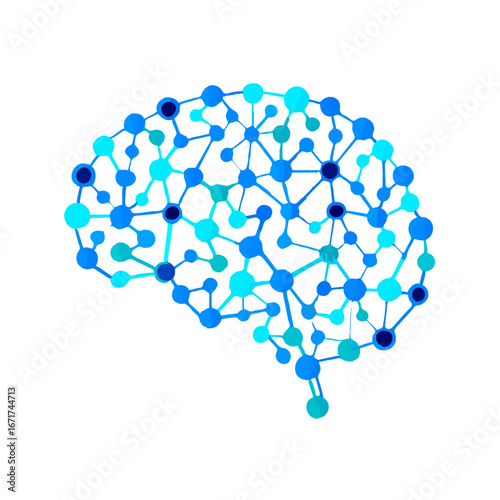 Circuit Board Brain Representing Artificial Intelligence

