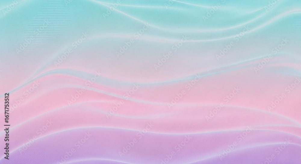Fototapeta premium Abstract pastel gradient background with soft flowing waves and smooth transitions