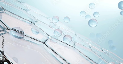 collagen serum, skin care cosmetics solution. Moisturizing serum