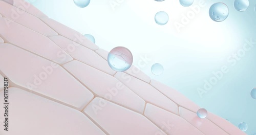 collagen serum, skin care cosmetics solution. Moisturizing serum