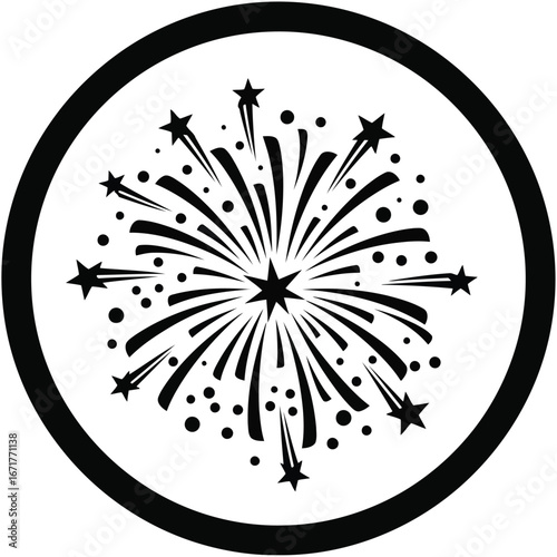 Celebratory **Fireworks** Blast A Festive Design for Joy and Celebration