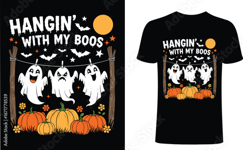 Hanging with my boo t shirt design