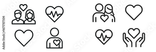 vector set of flowers