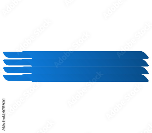 Blue wave symbol