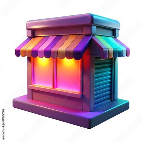 house on a white background