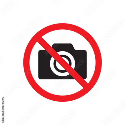 Restricted Camera and Photo Taking Symbol