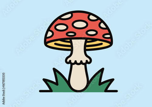 Fly agaric Icon, Fly agaric vector