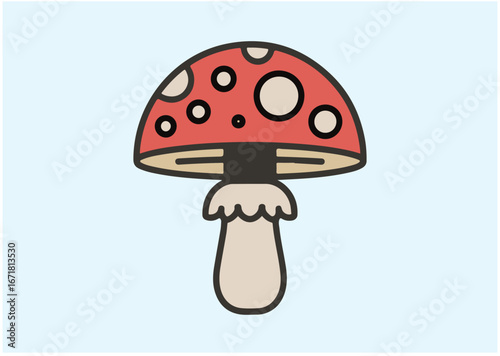 Fly agaric Icon, Fly agaric vector