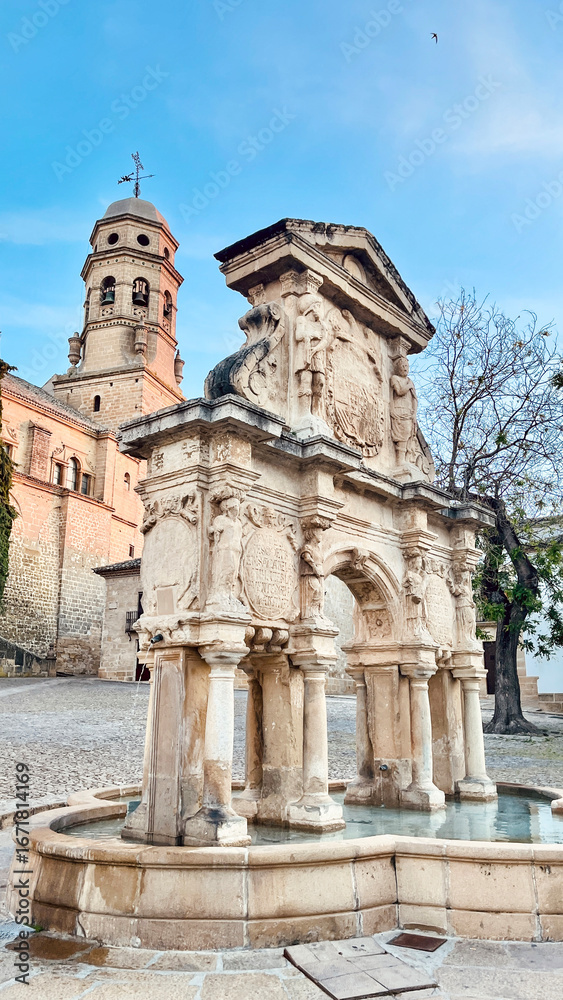 Fototapeta premium Plaza de Santa María in Baeza, Jaén, Andalusia, Spain