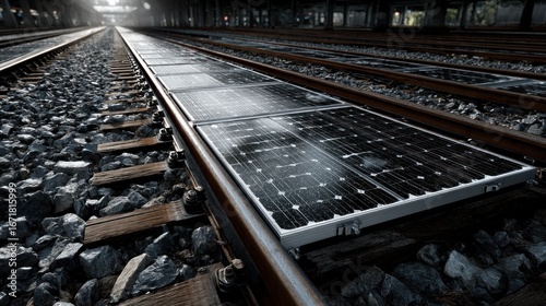 Revolutionary Energy: Solar Panels Integrated into Railway Tracks for Power Generation
