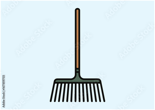 Rake icon, Rake vector