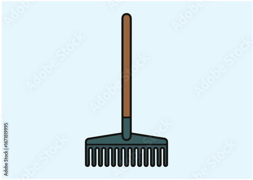 Rake icon, Rake vector