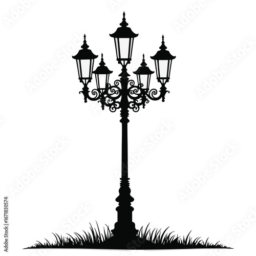 vintage street lamps