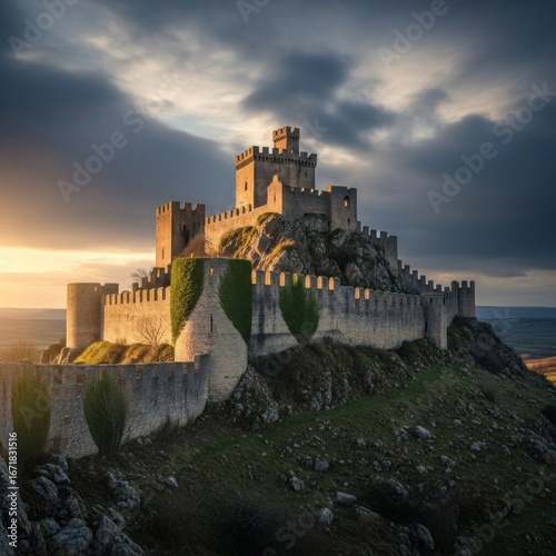 Majestic Castle of Trujillo - A Medieval Fortress in Spain.