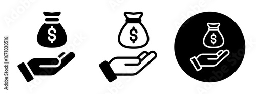 Cost Icon Collection Glyph & Mixed Style