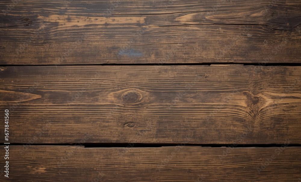Naklejka premium old brown wood background