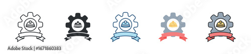 Engineering Icon Set Multiple Style Collection