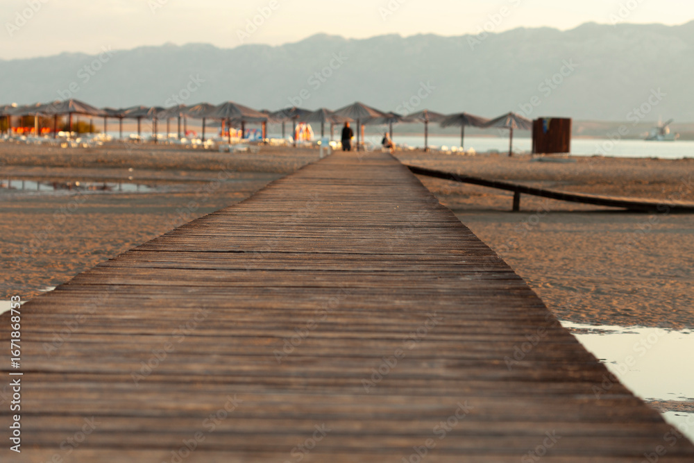 Obraz premium Beach Boardwalk