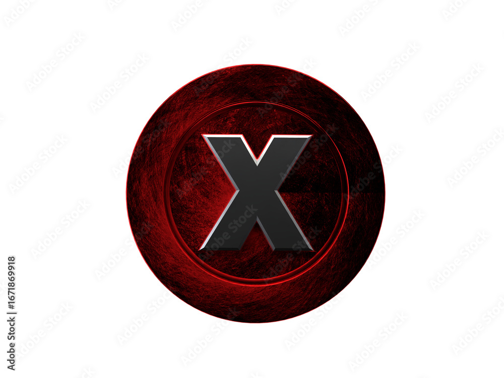A red circle with a x on it that says x. Wrong On The Checked Box False. False Symbols Accept Rejected. 