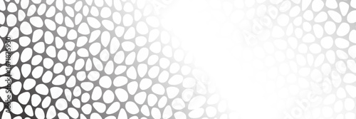 Black and white geometric seamless patterns vector set. Irregular shapes repeated backdrop for web tiles, science and interior designs. voronoi line polygonal cells template background collection