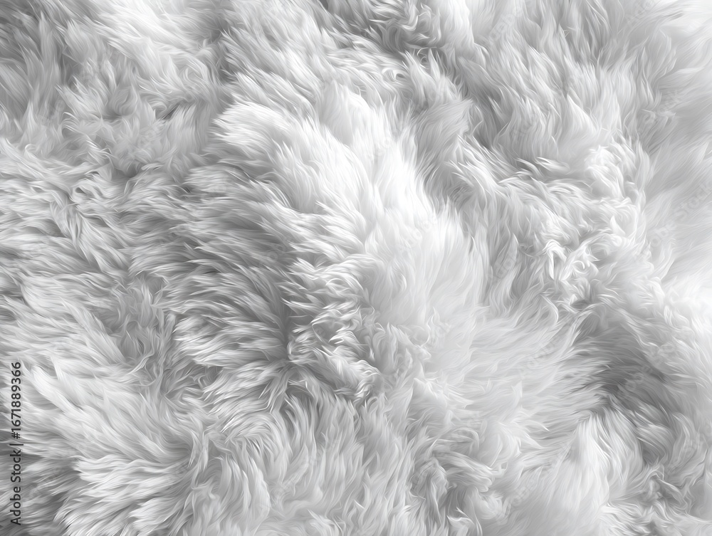 Fototapeta premium abstract minimalist design featuring white fluffy texture background 
