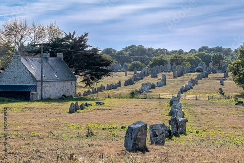 Carnac stones Brittany France