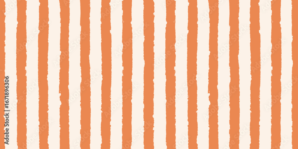 Textured stripes seamless pattern vector illustration. Rough crayon effect striped repeated ornament. Surface design for textile, fabric, wrapper, background.