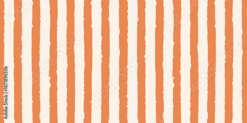 Textured stripes seamless pattern vector illustration. Rough crayon effect striped repeated ornament. Surface design for textile, fabric, wrapper, background.