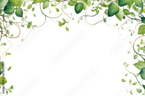 Wallpaper Mural PNG Green vines pattern plant leaf. Torontodigital.ca