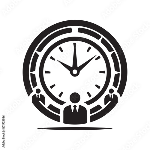 Minimal Business Clock for Time Management