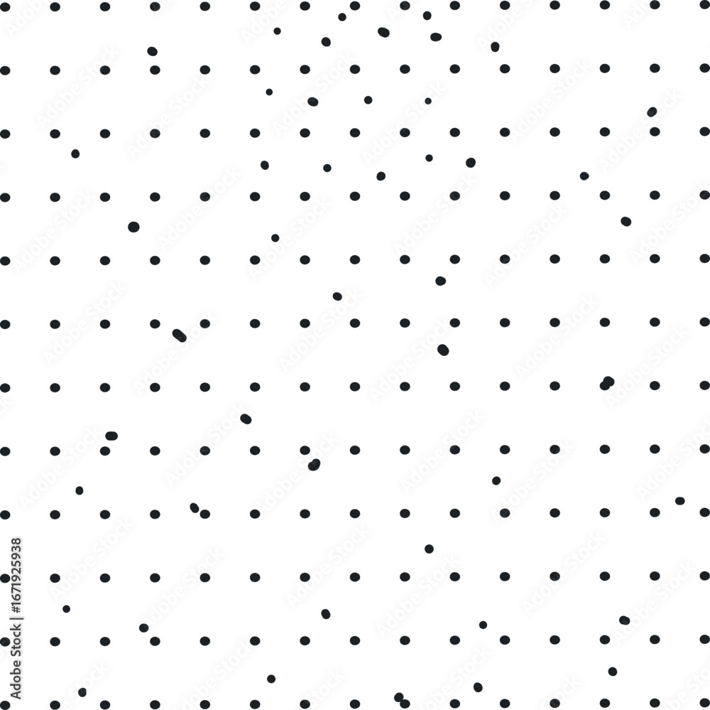 Texture in the form of rows of dots. Some of the dots are located randomly.