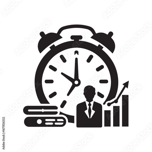 Minimal Business Clock for Time Management