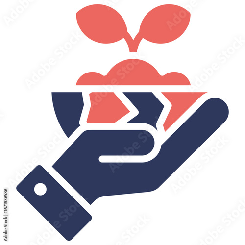 Hand Planting Icon