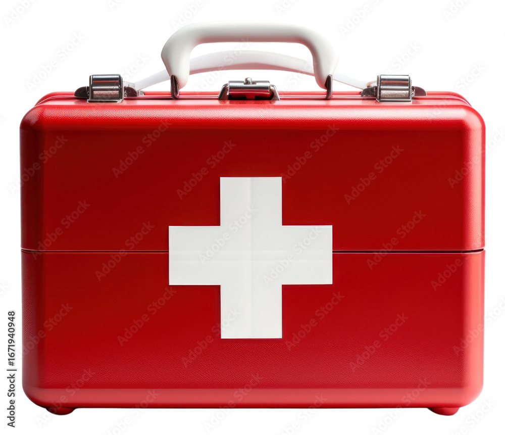 Obraz premium PNG First aid box furniture suitcase medicine.