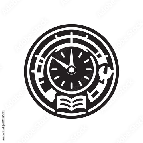 Minimal Business Clock for Time Management