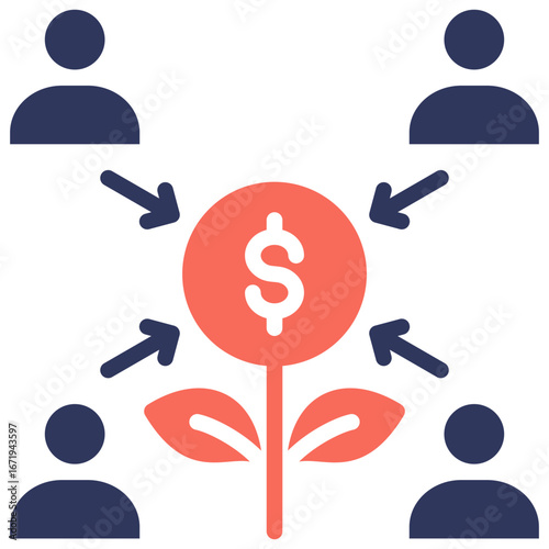 Crowdfunding Icon