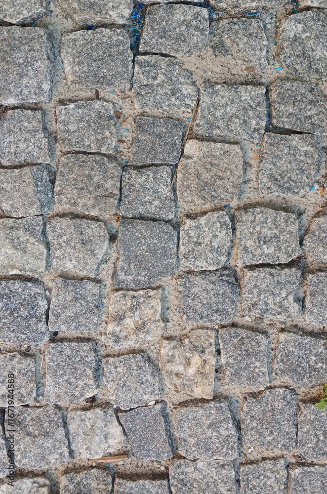 Obraz premium Old Stone Pavement with Natural Texture
