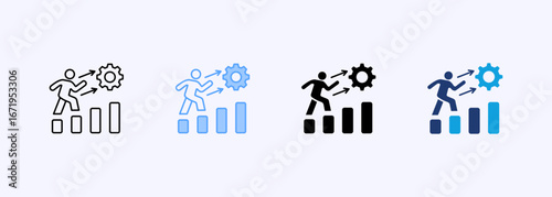 Improvement Icon Set Multiple Style Collection
