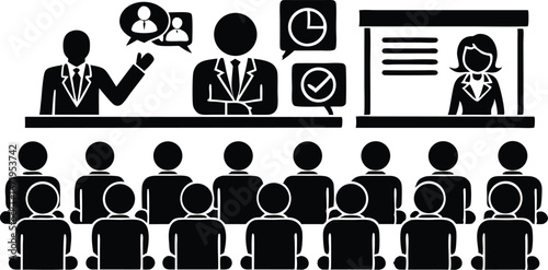 Business Presentation and Audience