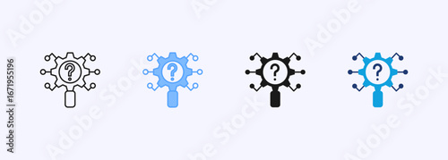 Root Cause Icon Set Multiple Style Collection