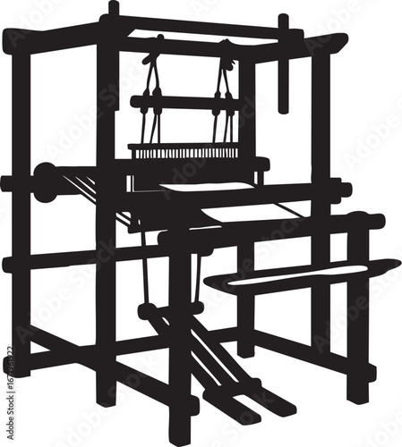 Historic Loom Silhouette
