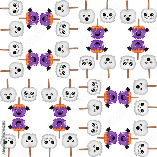 set of funny cartoon characters