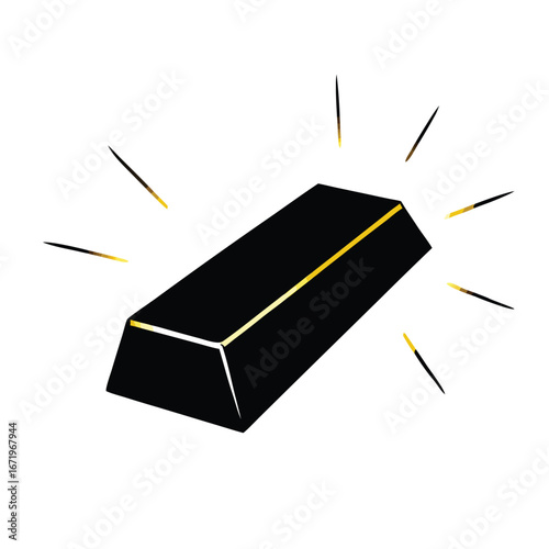 Gold bar with shine